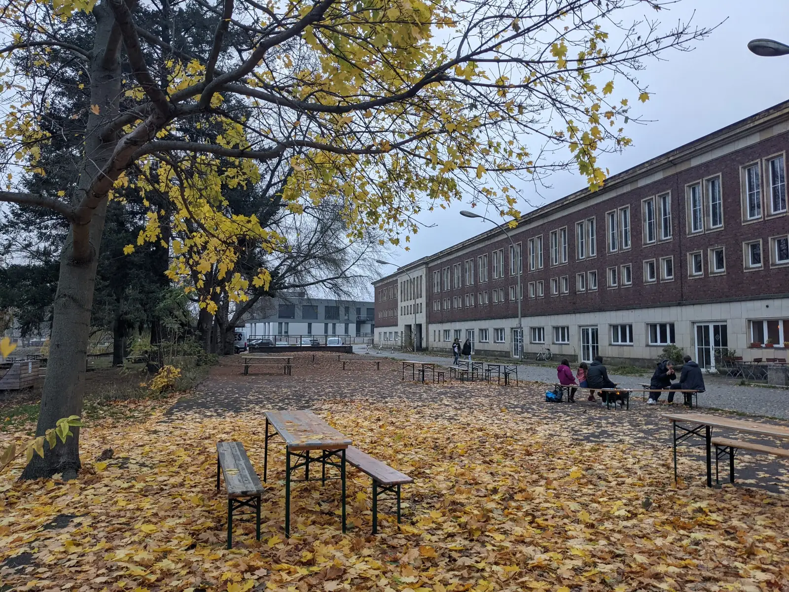 Funkhaus Berlin in autumn